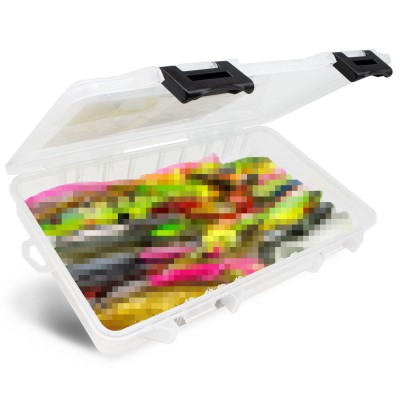 Hecht & Barsch Shad-Set inkl. Plano Open-Compartment StowAway® 3700™ - Gummifische