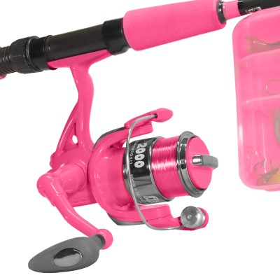 Fishdream Flashi Kids Spinnset - Angel Combo 2 Teile- 1,65m - 5-24g - Pink