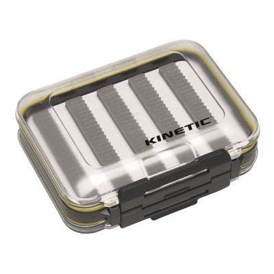 Kinetic Waterproof Fly Box - wasserdichte Fliegenbox Clear - Medium