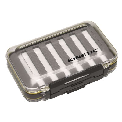 Kinetic Waterproof Fly Box - wasserdichte Fliegenbox Clear - Large