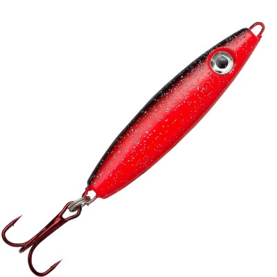 Kinetic Crazy Herring - Pilker Red/Black Glitter - 28g