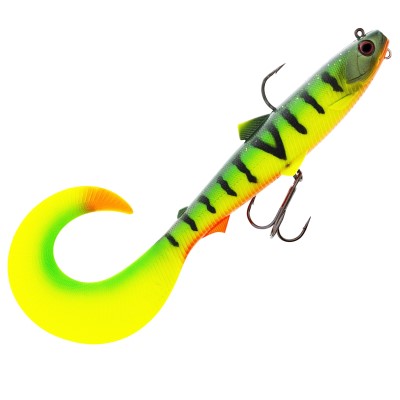 Westin Bullteez Curltail R2F Sinking - Swimbait Tiger Perch - 21cm - 73g