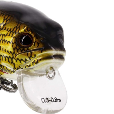 Westin Fatbite Crankbait - Wobbler Firetiger - 5,5cm - 8g