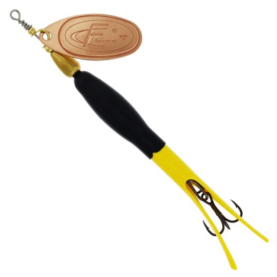 Black/Flouro Yellow/Copper Blade