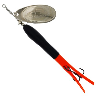 Black/Flouro Orange/Silver Blade