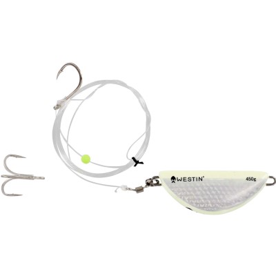 Westin Halibut Anti Twist Rig - Naturködervorfach Glow - 450g