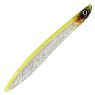 Westin Sandy Inline - Meerforellenblinker 3D Yellow Ayu - 12cm - 24g