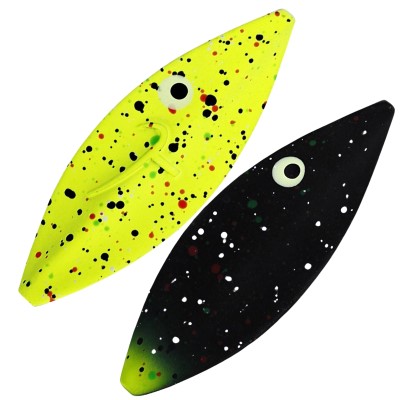 Westin Twister - Spoon Black/Yellow Splat - 5,1cm - 7,5g