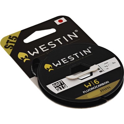 Westin W6 ST5 Fluorocarbon Clear - Vorfachschnur Clear - 0,92mm/45,1kg - 20m