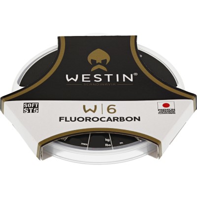 Westin W6 ST5 Fluorocarbon Clear - Vorfachschnur Clear - 0,30mm/5,9kg - 50m