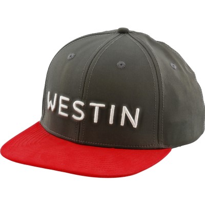 Westin Smooth Viking Cap - Schirmmütze Grey/Red - One Size