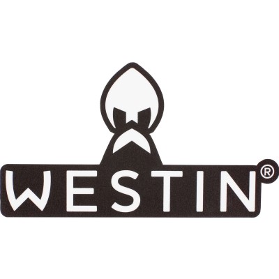 Westin Boat Carpet/Deck Stickers - Aufkleber White/Dark Grey - 40x22cm