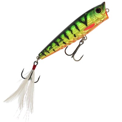 Westin Spot-On Popper - Topwaterköder Firetiger Flash - 6,5cm - 7g - 1 Stück