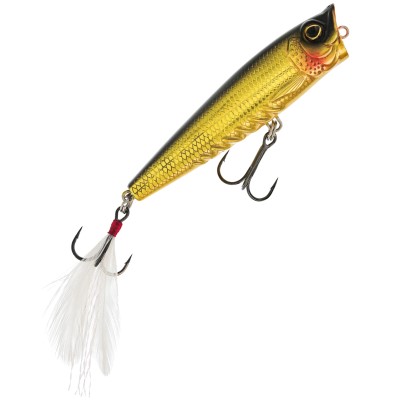 Westin Spot-On Popper - Topwaterköder Gold Chrome - 6,5cm - 7g - 1 Stück