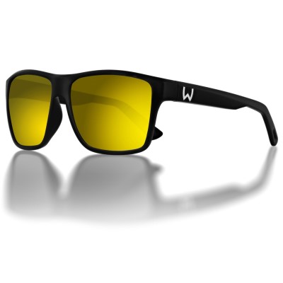 Westin W6 Street 200F - Polarisationsbrille Matte Black - LB Yellow LM Yellow AR Blue