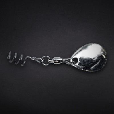 Tackle Porn Screw Wing II Attractor Spinnerblatt silver - 3Stück