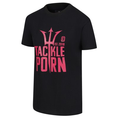 Tackle P*rn T-Shirt Ladies Big Logo Gr. XS - schwarz