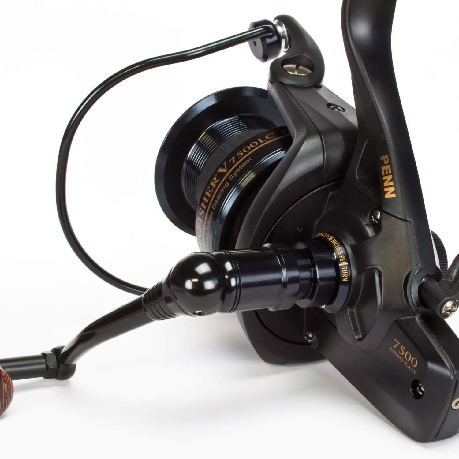 PENN Spinfisher V SSV 7500 LC LTD Limited Black Edition Karpfenrolle ...