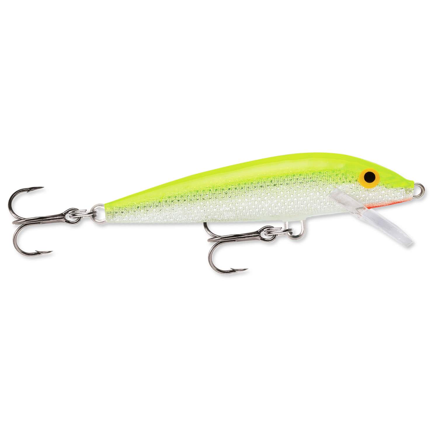 Rapala Original Floater Wobbler 7,0cm Silver Fluorescent Chartreuse ...