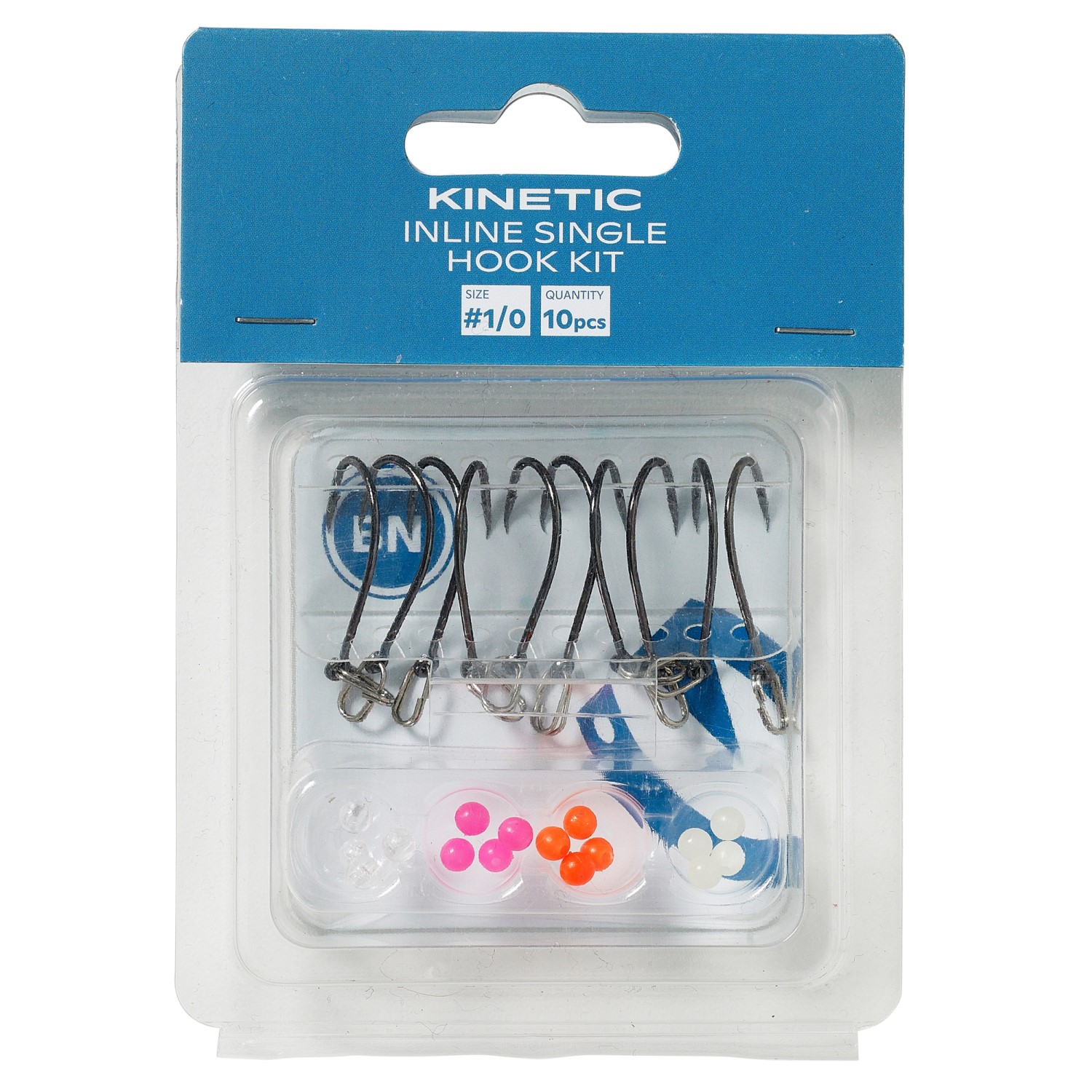 Kinetic Inline Single Hook Kit Einzelhaken Inline Blinker #1/0