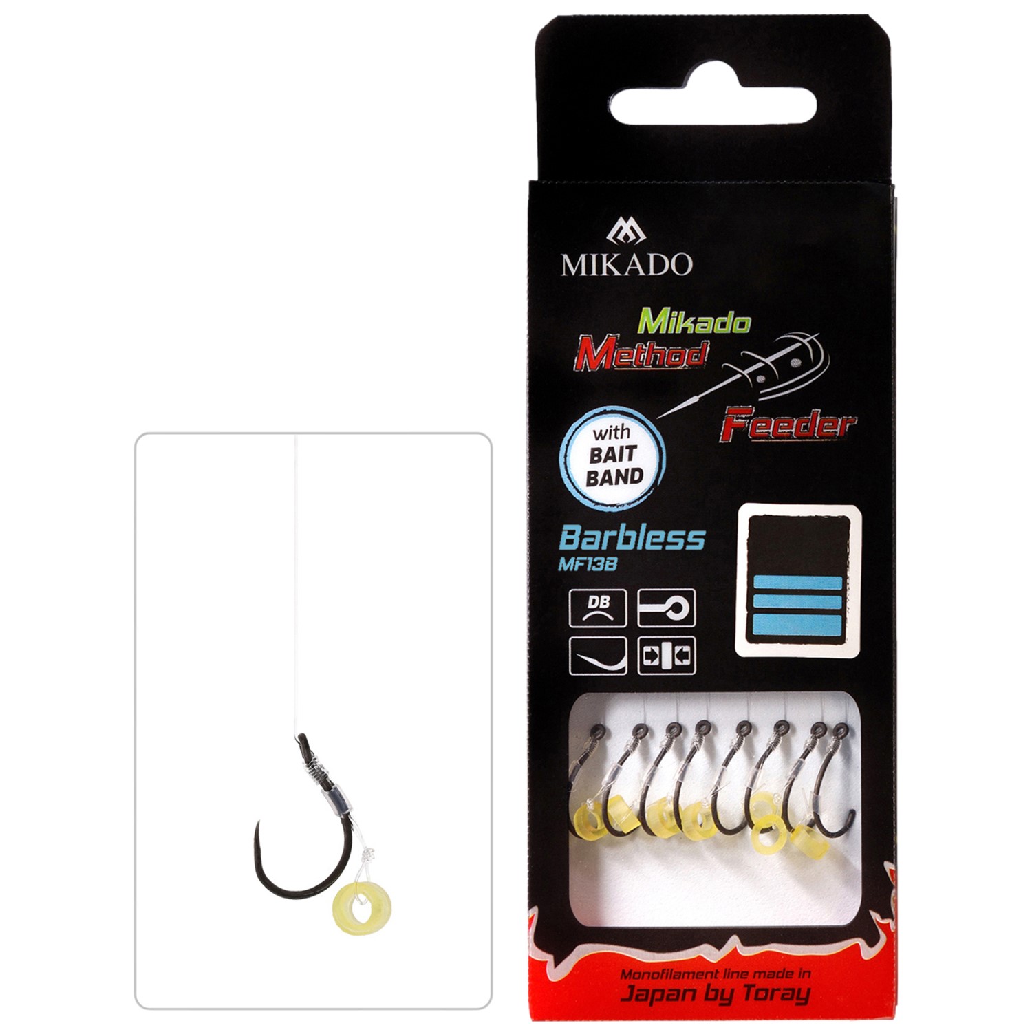 Mikado Method Feeder Rig with Bait Spike hook size 10 0,23mm 10cm 8pcs.,  Carphunter&Co Shop, The Tackle Store