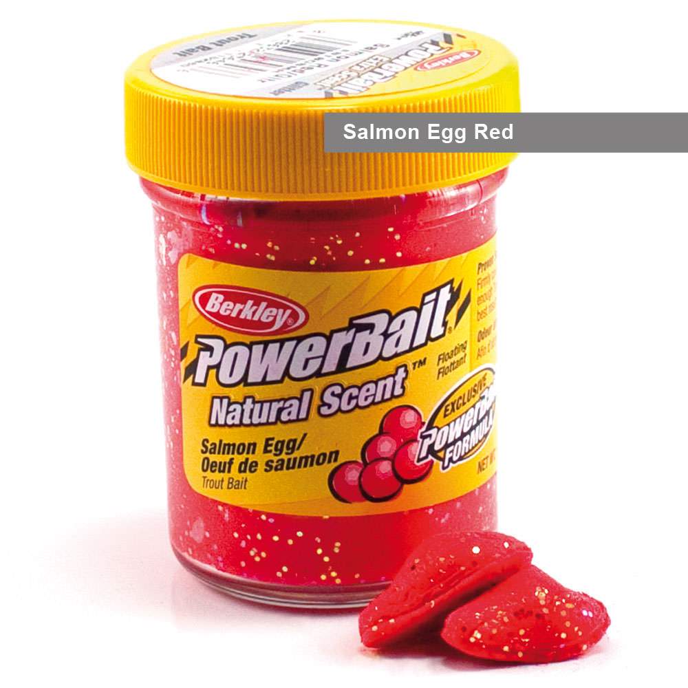 Berkley Powerbait Natural Scent Trout Bait Glitter Salmon Egg Red