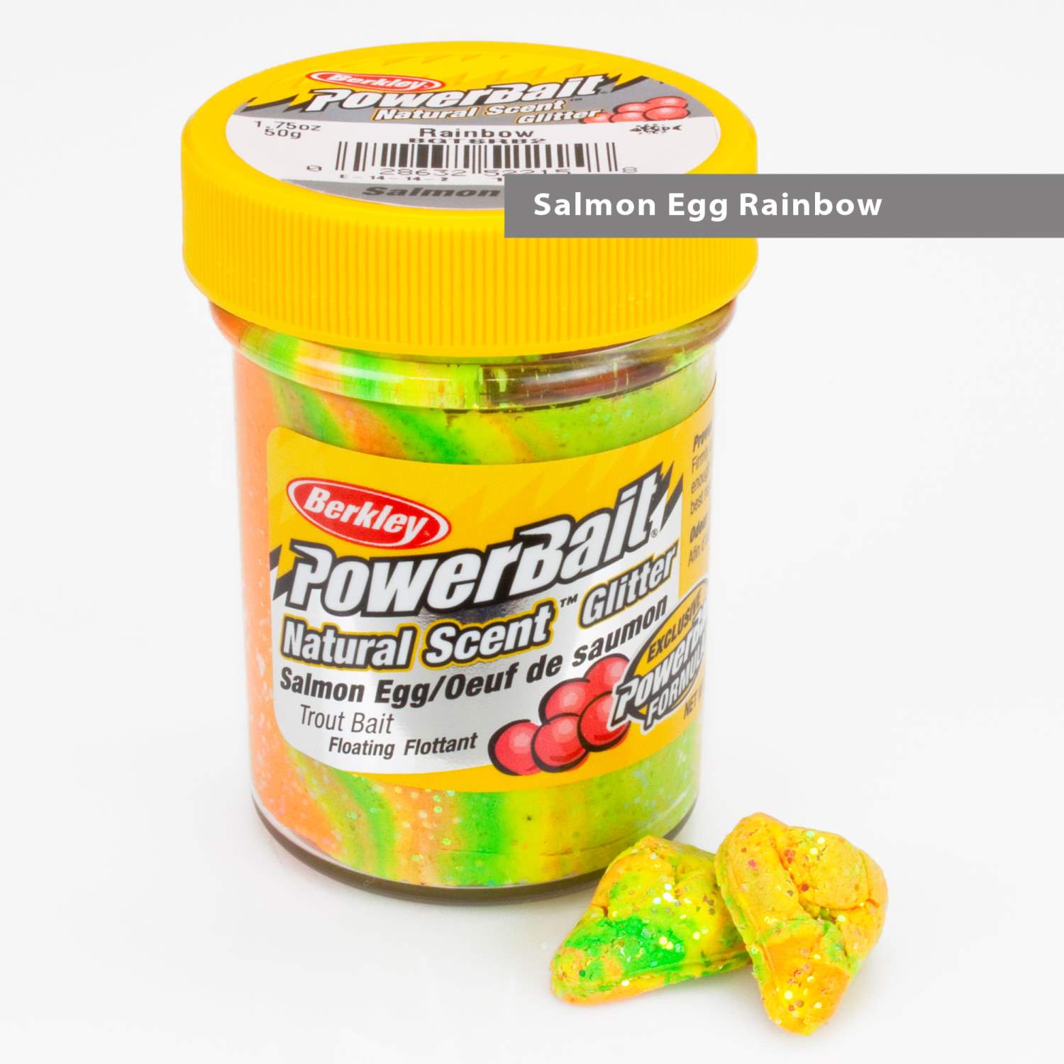 Berkley Powerbait Natural Scent Trout Bait Glitter Salmon Egg Rainbow ...