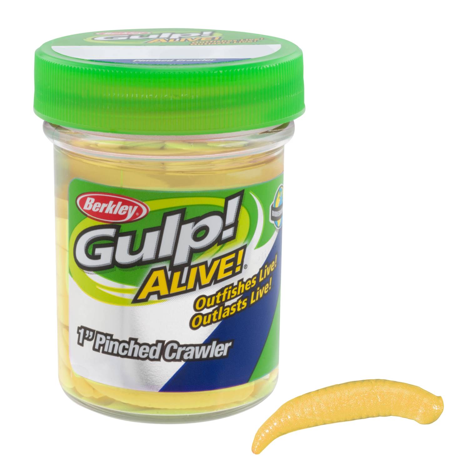 Berkley Chunky Cheese Gulp Alive Floating Pinched Crawler 30 mm
